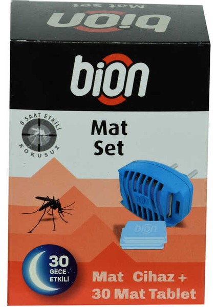 Mat Set Cihazı ve 30 Mat Kokusuz Tablet Kovucu 30 Gece Etkili Set indirimleri