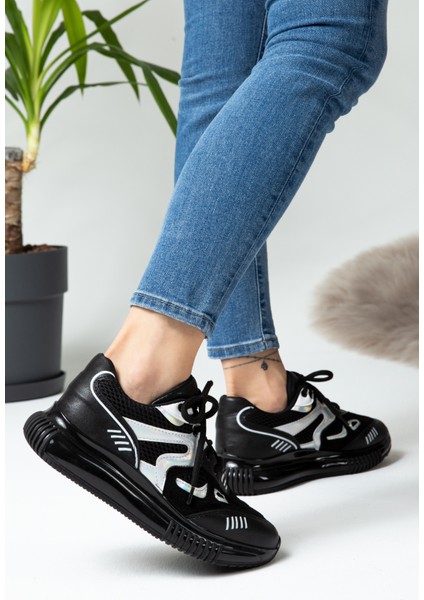 Siyah Sneaker Kadın Ayakkabı modelleri