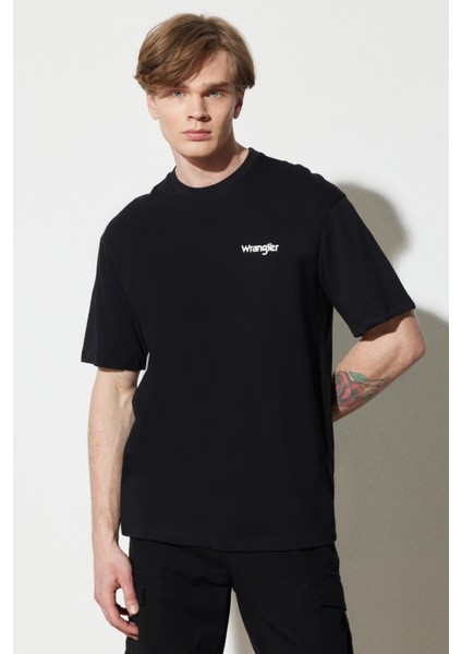 Wrangler Erkek Siyah Bisiklet Yaka Tişört fiyatları