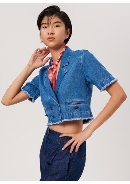 Kadın Denim Ceket 232 Lcf 131009 Bery Denım modelleri