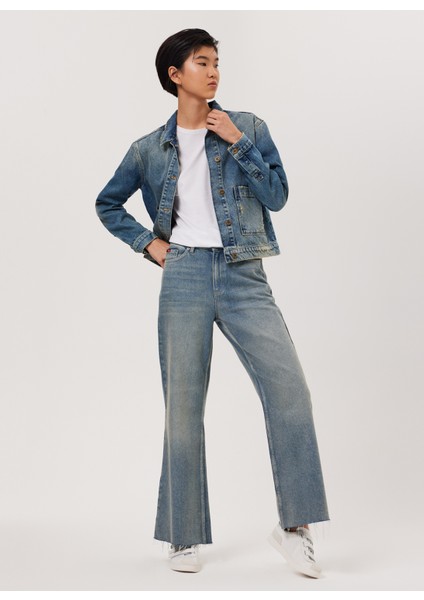 Kadın Denim Ceket 232 Lcf 131004 Lında 1 Denım