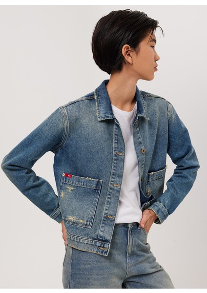 Kadın Denim Ceket 232 Lcf 131004 Lında 1 Denım modelleri