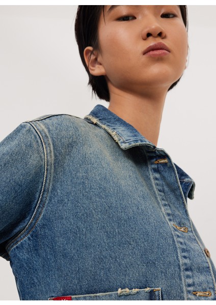 Kadın Denim Ceket 232 Lcf 131004 Lında 1 Denım indirimleri