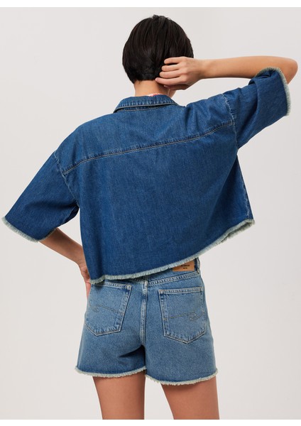 Kadın Denim Ceket 232 Lcf 131002 Loren Denım fırsatları