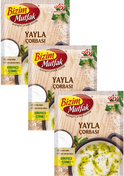 Yayla Çorbası Seti, 3X65 gr