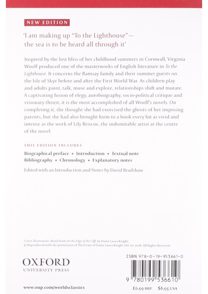 To The Lighthouse (Oxford World’s Classics) fiyatları
