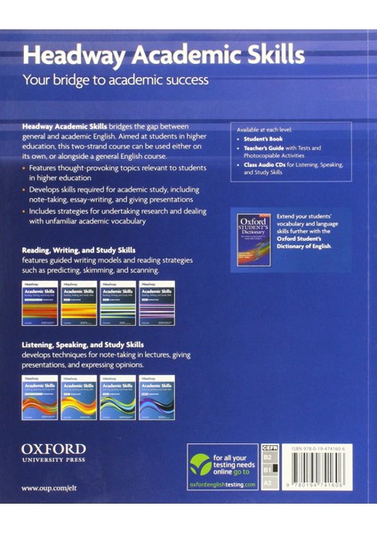 Headway Academic Skills: 2: Reading, Writing, And Study Skills Student's Book
