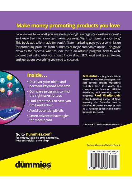 Affiliate Marketing For Dummies fiyatları