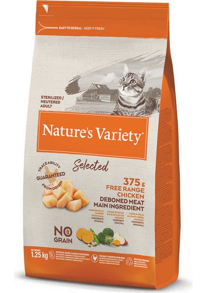 Natures Varıety Adult Cat Chıcken 1,25 kg