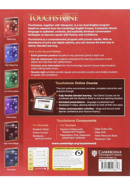 Mccarthy, M: Touchstone Level 1 Student's Book With Online C