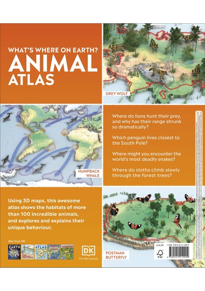 What's Where On Earth? Animal Atlas: The World's Wildlife As You've Never Seen It Before fiyatları
