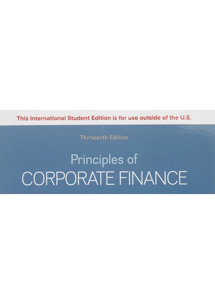 Ise Principles Of Corporate Finance
