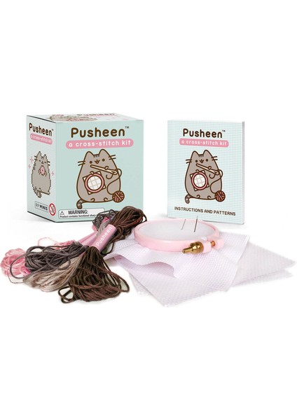 Pusheen: A Cross-Stitch Kit (Miniature Editions)