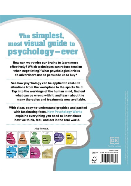 How Psychology Works: The Facts Visually Explained fiyatları