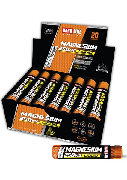 Magnesium Liquid 250 Mg 30ML 20 Adet