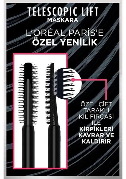 Telescopic Lift Maskara + L'oréal Paris Infaillible Automatic Jel Göz Kalemi