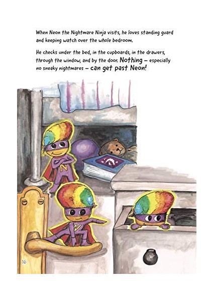 Neon The Ninja Activity Book For Children Who Struggle With Sleep And Nightmares: A Therapeutic Sto fiyatları