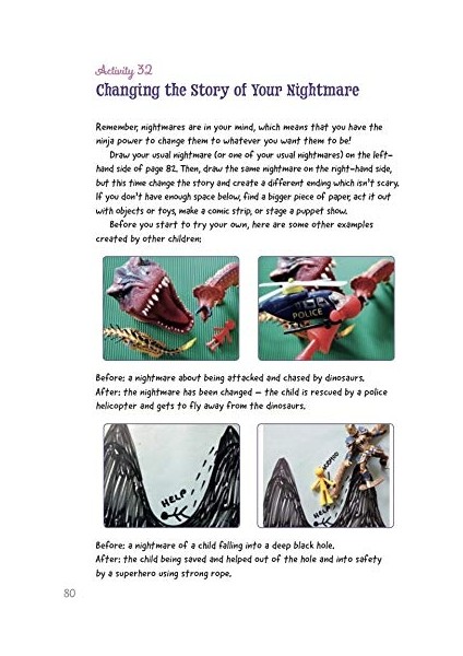 Neon The Ninja Activity Book For Children Who Struggle With Sleep And Nightmares: A Therapeutic Sto indirimleri