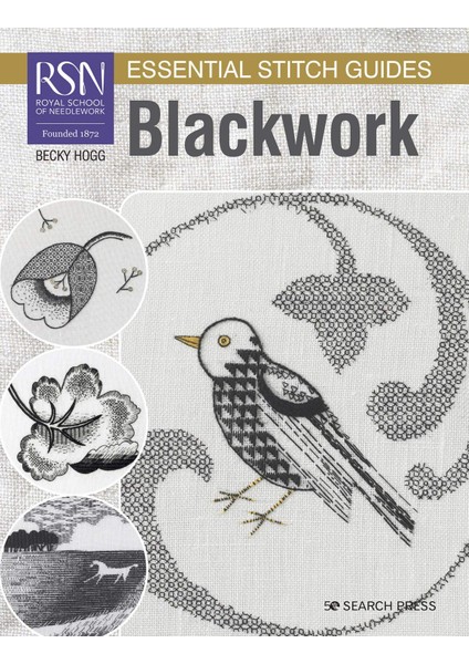 Rsn Essential Stitch Guides: Blackwork: Large Format Edition