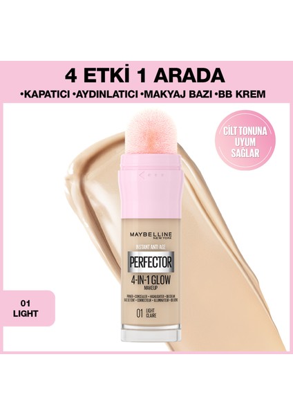 2'li Maybelline New York Instant Perfector Glow Fondöten Seti