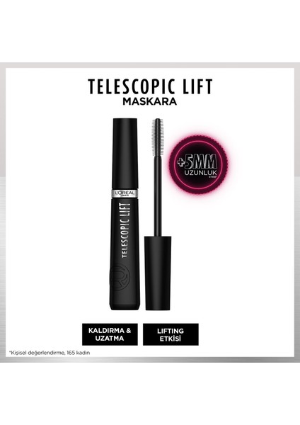 Telescopic Lift Maskara + L'oréal Paris Infaillible 24H Fondöten 130 True Beıge modelleri