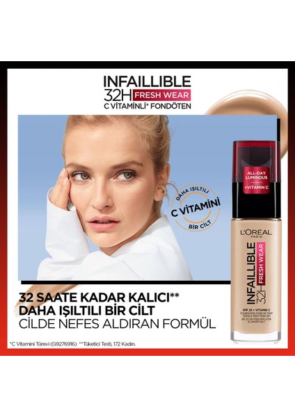 Telescopic Lift Maskara + L'oréal Paris Infaillible 24H Fondöten 130 True Beıge indirimleri