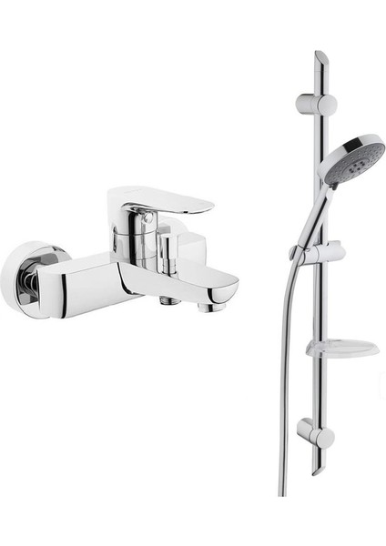 X-Line Banyo Bataryası + Artema Master Slot 3f Sürgülü Duş Takımı