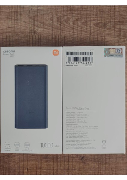 10000 Mah 22.5W Powerbank