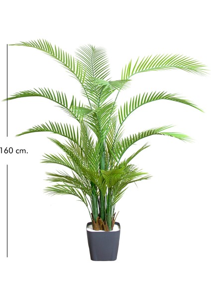 Yapay Palmiye Ağacı 34 Yapraklı Yeşil 160 Cm.