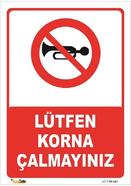 Vizyon Trafik Lütfen Korna Çalmayınız