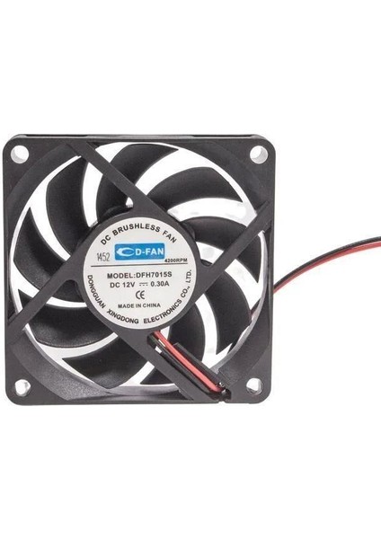 7 cm 12 Volt 2 Pin Fan 12 Volt 7 cm 2 Pinli Fan