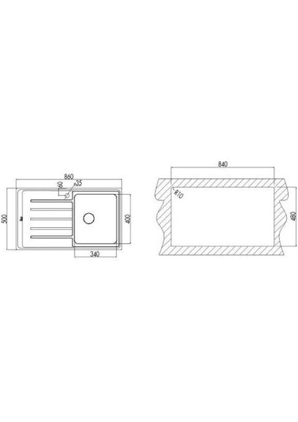 Vıtae 45 B Mikro Keten Sol Evye modelleri