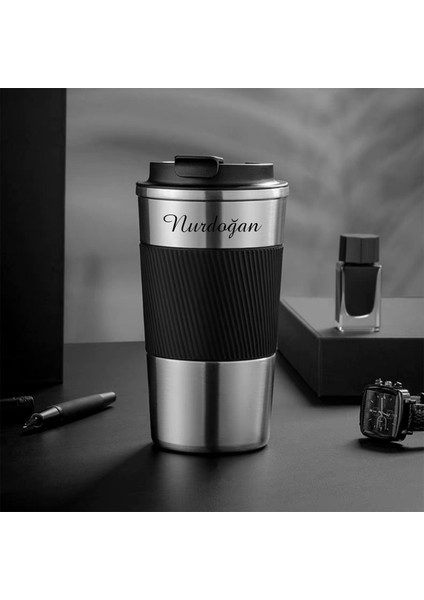 Kişiye Özel Isim Baskılı Çelik Termos Termos Mug Kupa Metal (500 ml ) modelleri