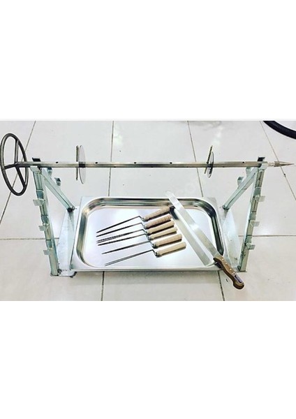 Paslanmaz Cağ Kebap Seti 75 Cm