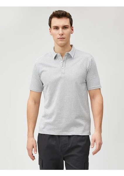 Erkek Polo Yaka Tişört Kısa Kollu Pamuklu Düğmeli10 modelleri