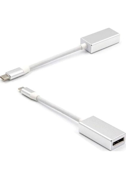 USB 3.1 Type-C Mini Displayport Dişi Çevirici Adaptör