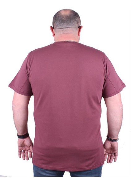 Büyük Beden Erkek Baskılı Tişört Beyond Self 23128 Eflatun10 fırsatları