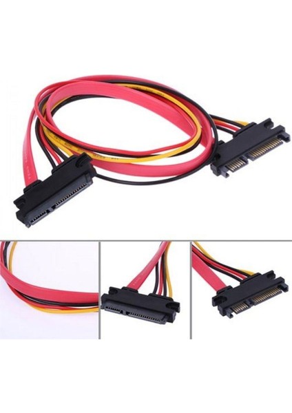 1 Metre 7 Pin 15 Pin Erkek Dişi Sata Uzatma Kablo 22 Pin Sata Uzatma Kablo modelleri