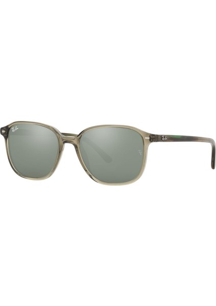 2193 66355C 51 Leonard Unisex Yeşil Köşeli Çerçeve Güneş Gözlüğü fiyatları