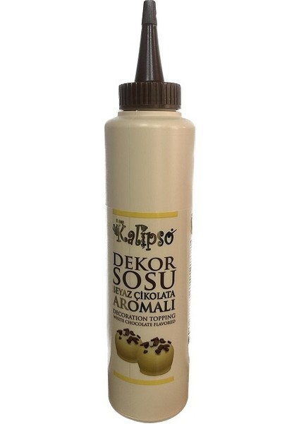 Beyaz Çikolata Aromalı Dekor Sos 750 gr Kalipso