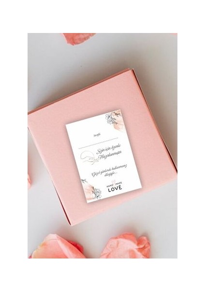 Bu Paket Senin Için Not Hediye Kartı 7 x 10 cm 36 Adet Karton fiyatları