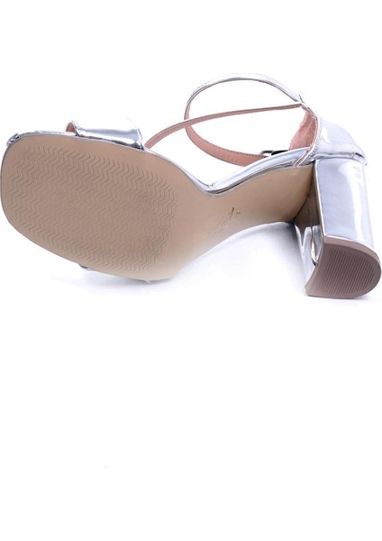 Çanta Gümüş Kadın Topuklu Ayakkabı 319.01.2004 fırsatları
