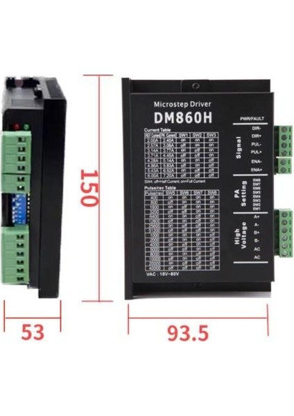 DM860H Step Motor SÜRÜCÜ(7.2A) fiyatları