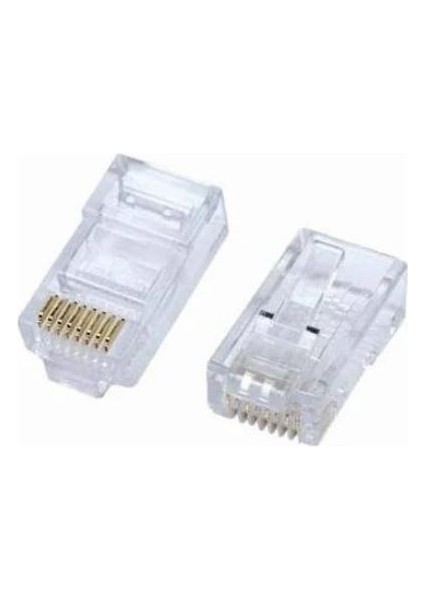 RJ45 Cat5 Jak Konnektör 8P8C 100'LÜ