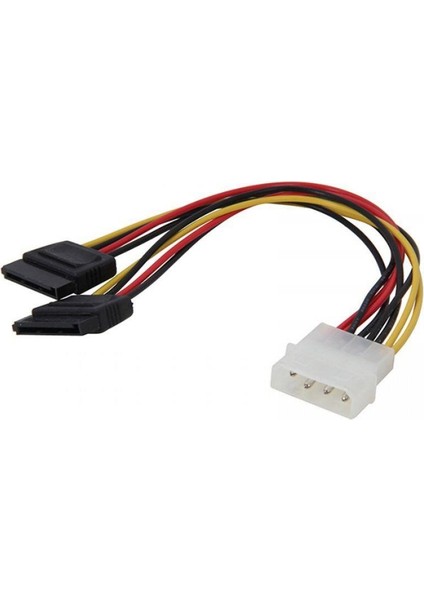 30 cm 4 Erkek Pin Molex Sata Kablo 15 Pin Dişi Çift Sata Kablo fiyatları
