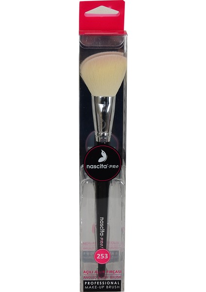 Profesyonel Açılı Allık Makyaj Fırçası - 253 Angled Blush Brush