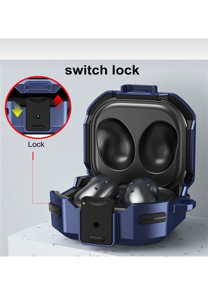 Samsung Galaxy Buds 2 Pro Uyumlu Kılıf Antishock Darbe Korumalı Tank Kılıf