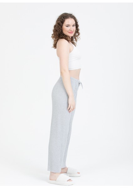 Fitilli Beli Lastikli Kadın Spor Pantolon