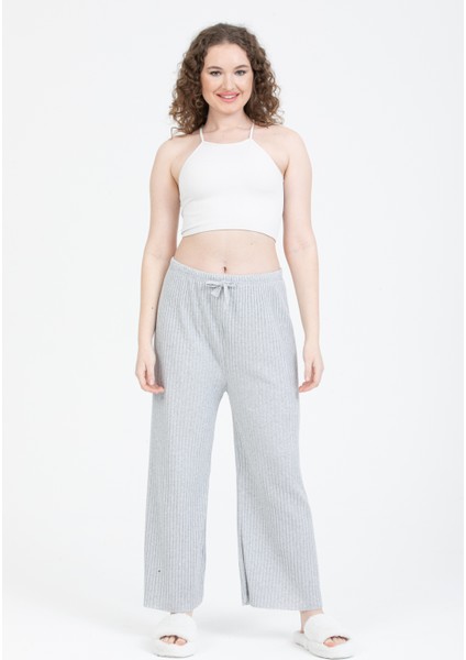 Fitilli Beli Lastikli Kadın Spor Pantolon