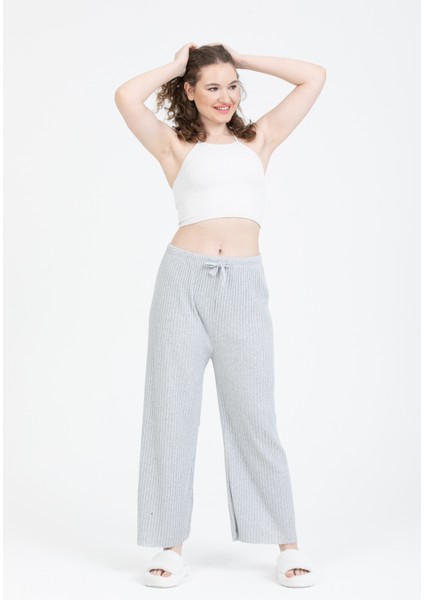Fitilli Beli Lastikli Kadın Spor Pantolon